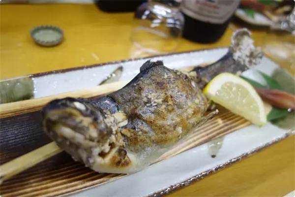 Grilled iwana
