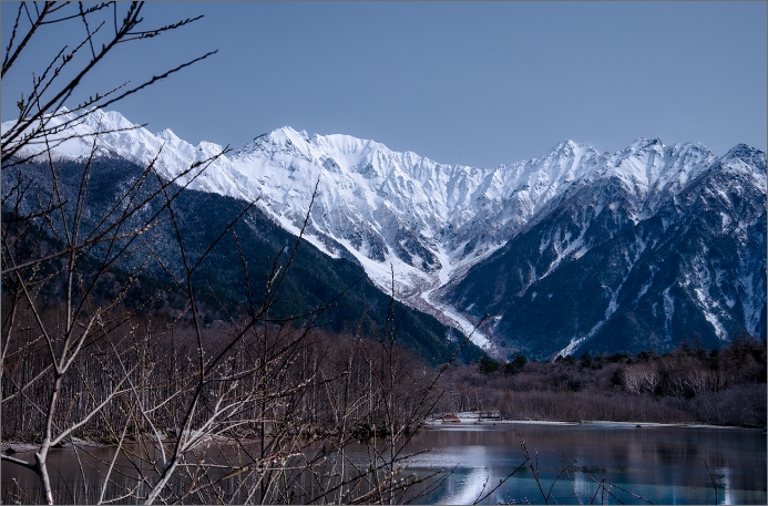 冬の上高地