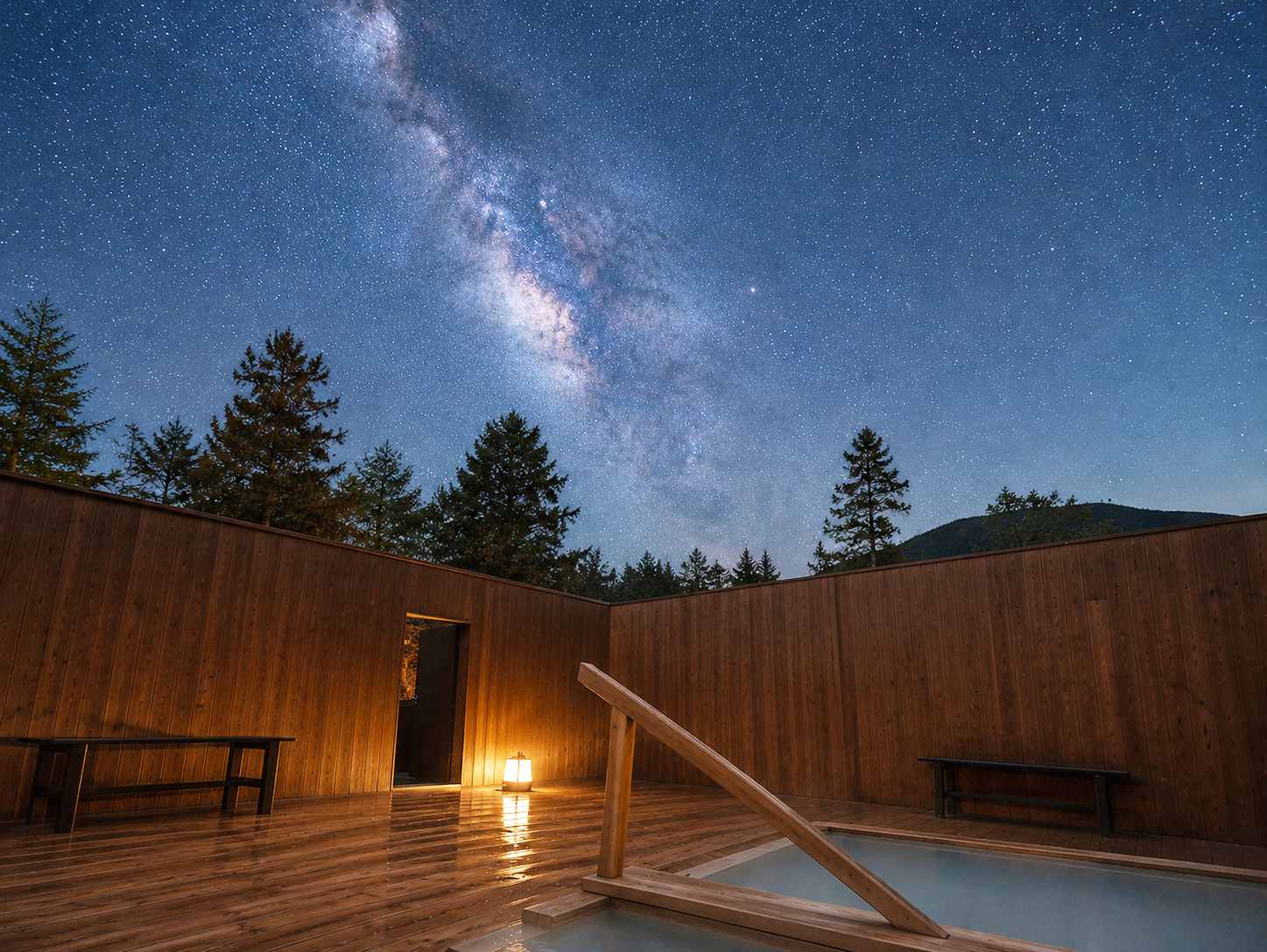 露天風呂（星空）